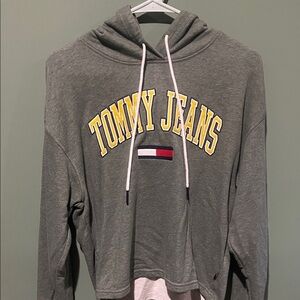 Tommy Hilfiger Green Hoodie with Yellow Logo